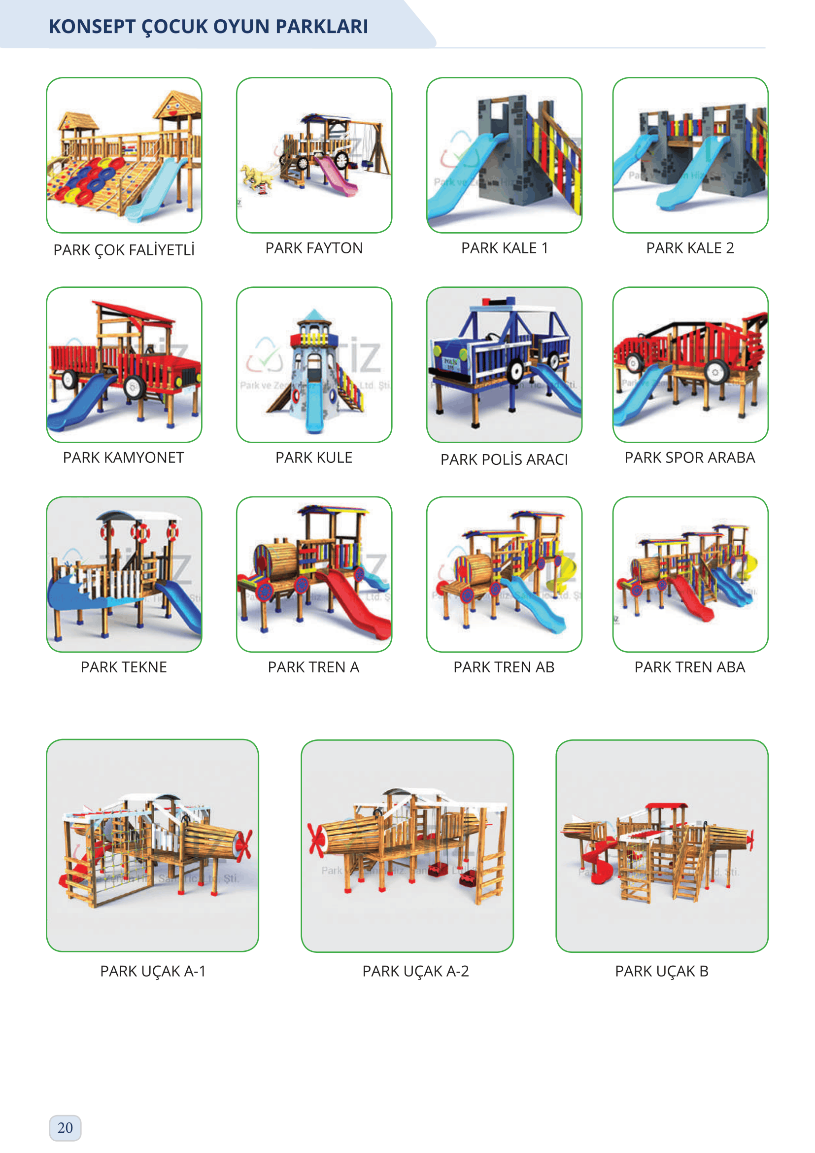 Konsept Çocuk Oyun Parkları
